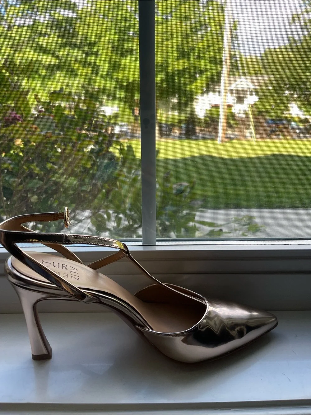 Naturalizer Astrid T-Strap Pointed Toe Dress Pumps – Rose Gold – Size 8.5 – NWT